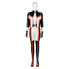 Hawkgirl Black White Jumpsuit Jacket Set Outfits Cosplay Costume