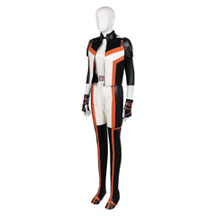 Hawkgirl Black White Jumpsuit Jacket Set Outfits Cosplay Costume