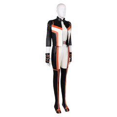 Hawkgirl Black White Jumpsuit Jacket Set Outfits Cosplay Costume