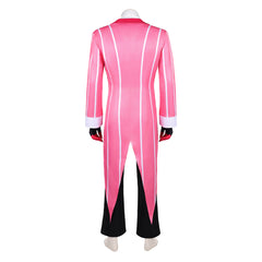 Hazbin Hotel 2 (2025) Alastor Cannibal Town Pink Suit Set Outfits Halloween Cosplay Costume