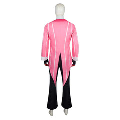 Hazbin Hotel 2 (2025) Alastor Pink Suit Cannibal Town Outfits Halloween Cosplay Costume