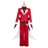 Hazbin Hotel 2 (2025) Alastor Red Butler Set Outfits Halloween Cosplay Costume