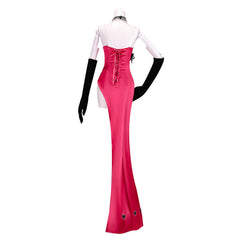 Hazbin Hotel 2 (2025) Angel Dust Losin' Streak Black Red Dress Set Outfits Cosplay Costume