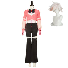 Hazbin Hotel 2 (2025) Angel Dust Pink Black Set Outfits Cosplay Costume