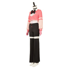 Hazbin Hotel 2 (2025) Angel Dust Pink Black Set Outfits Cosplay Costume