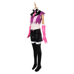 Hazbin Hotel 2 (2025) Angel Dust Purple Black Set Outfits Cosplay Costume