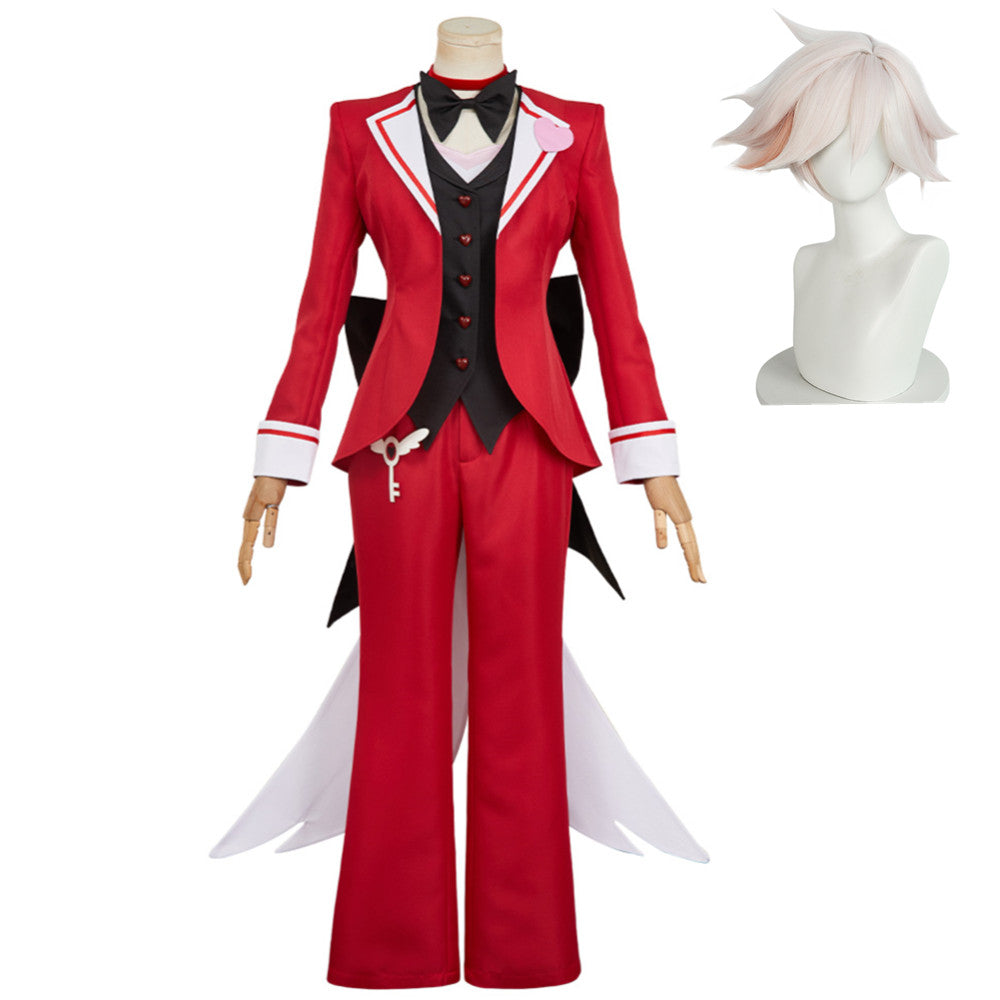 Hazbin Hotel 2 (2025) Angel Dust Red Butler Set Outfits Halloween Cosplay Costume