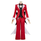 Hazbin Hotel 2 (2025) Angel Dust Red Butler Set Outfits Halloween Cosplay Costume