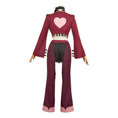 Hazbin Hotel 2 (2025) Angel Dust Rose Red Set Cosplay Costume Halloween Carnival Suit