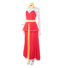 Hazbin Hotel 2 (2025) Charlie Morningstar Red Yellow Set Outfits Cosplay Costume