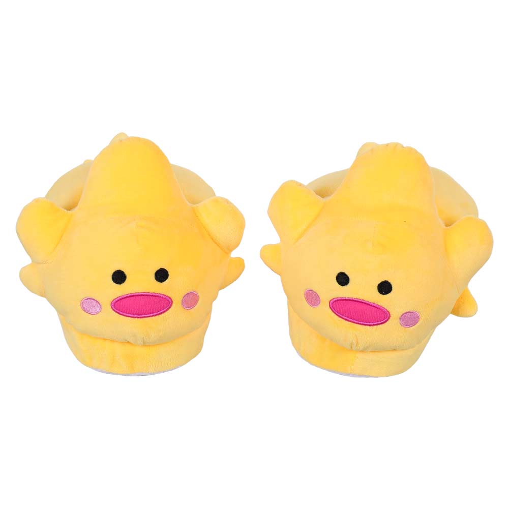 Hazbin Hotel 2 (2025) Lucifer Yellow Duck Plush Slippers Cosplay Shoes Accessories Props