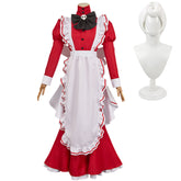 Hazbin Hotel 2 (2025) Rosie Red Maid Set Outfits Halloween Cosplay Costume