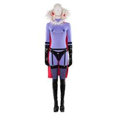 Hazbin Hotel 2 (2025) Valentino Purple Jumpsuit Set Outfits Cosplay Costume