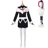 Hazbin Hotel 2 (2025) Velvette Black Dress Set Outfits Halloween Cosplay Costume