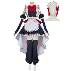 Hazbin Hotel 2 (2025) Velvette Black Maid Set Outfits Halloween Cosplay Costume