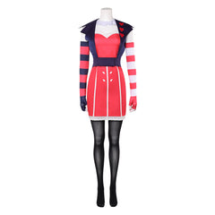 Hazbin Hotel 2 (2025) Velvette Red Dress Set Outfits Halloween Cosplay Costume