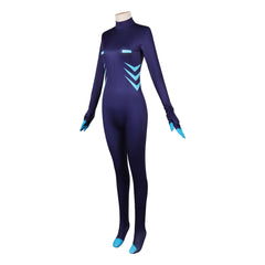 Hazbin Hotel 2 (2025) Vox Blue Jumpsuit Outfits Cosplay Costume