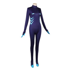Hazbin Hotel 2 (2025) Vox Blue Jumpsuit Outfits Cosplay Costume