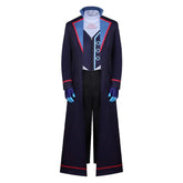 Hazbin Hotel 2 (2025) Vox Blue Long Coat Set Outfits Cosplay Costume Halloween Suit