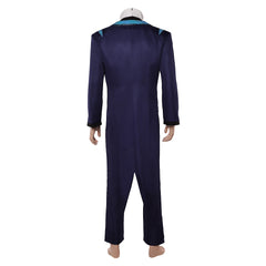 Hazbin Hotel 2 (2025) Vox Human Blue Suit Set Outfits Cosplay Costume