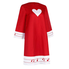 Hazbin Hotel (2024) Charlie Red Heart Dress Outfits Halloween Cosplay Costume