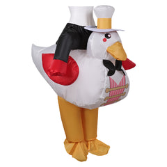 Hazbin Hotel (2024) Lucifer Funny Duck Inflatable Outfits Cosplay Costume
