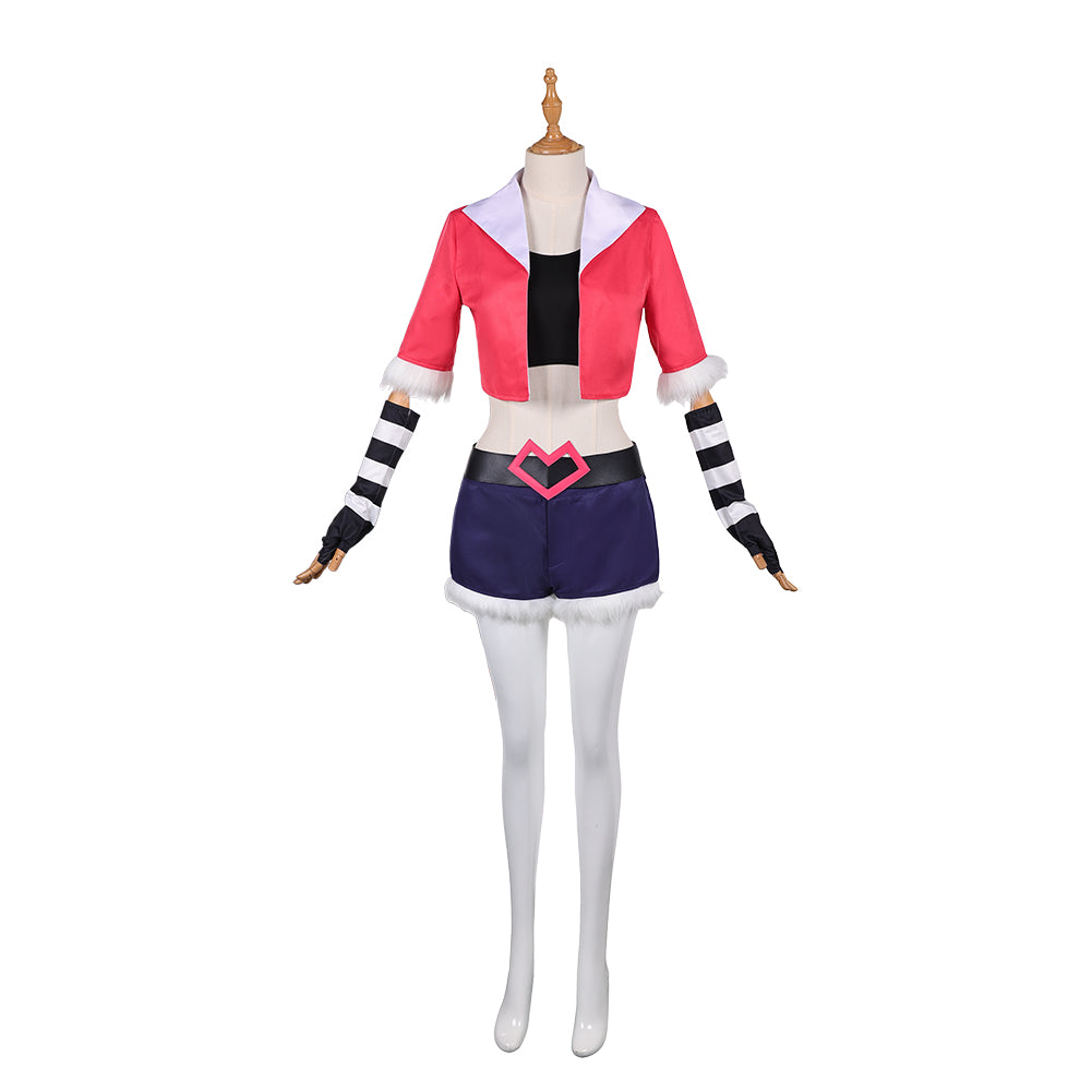 Hazbin Hotel (2025) Velvette Red Blue Set Outfits Halloween Cosplay Costume