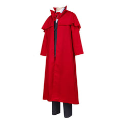 Hellsing Alucard Vampire Red Coat Set Outfits Cosplay Costume Halloween Suit