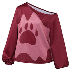 Helluva Boss 2 (2024) Stolas Red Sleepwear Sweatshirt Outfits Cosplay Costume