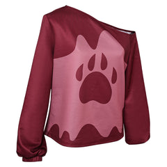 Helluva Boss 2 (2024) Stolas Red Sleepwear Sweatshirt Outfits Cosplay Costume