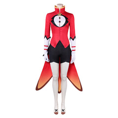 Helluva Boss 2 (2024) Vassago Red Set Outfits Halloween Hazbin Hotel Cosplay Costume