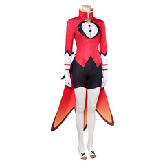 Helluva Boss 2 (2024) Vassago Red Set Outfits Halloween Hazbin Hotel Cosplay Costume