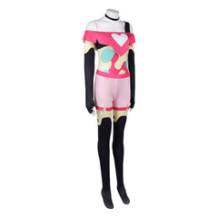 Helluva Boss Beelzebub Pink Set Outfits Cosplay Costume Halloween Suit