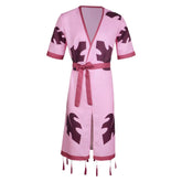 Helluva Boss Season 3 (2025) Stolas Pink Bathrobe Sleepwear Outfits Cosplay Costume
