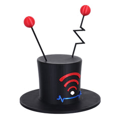 Helluva Boss Vox Hat Plastic Decorations Cosplay Hazbin Hotel Accessories Props