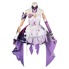 Honkai: Star Rail Castorice Purple Dress Set Outfits Cosplay Costume