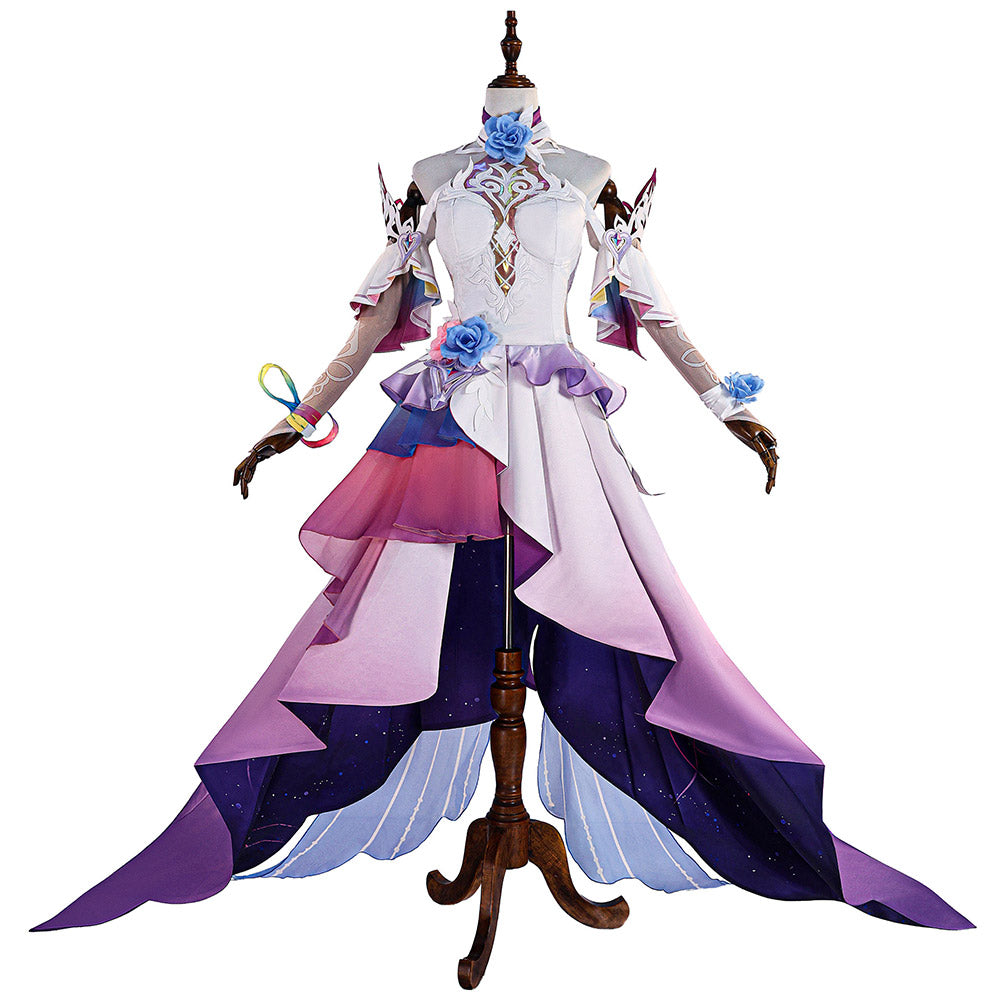 Honkai: Star Rail Cyrene Pink Dress Set Outfits Cosplay Costume