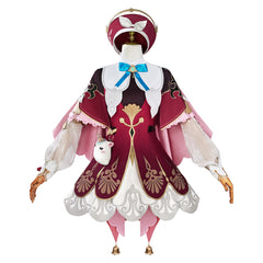 Honkai: Star Rail Hyacine Red Pink Set Outfits Cosplay Costume