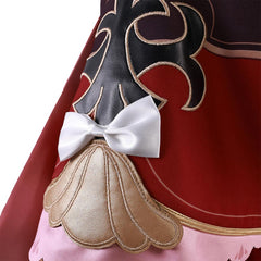 Honkai: Star Rail Hyacine Red Pink Set Outfits Cosplay Costume