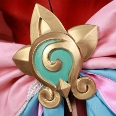 Honkai: Star Rail Hyacine Red Pink Set Outfits Cosplay Costume