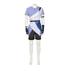 Honkai: Star Rail Phainon Young Blue Purple Set Outfits Cosplay Costume