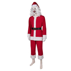 Horror Movie Terrifier 3 (2024) Art The Clown Santa Outfits Cosplay Costume Halloween Carnival Suit