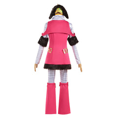 Hot Pants Pink White Dress Set Outfits Cosplay Costume Carnival Suit
