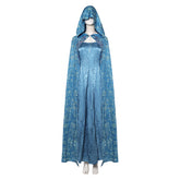 House Of The Dragon (2026) Alicent Hightower Blue Dress Cloak Outfits Cosplay Costume