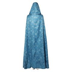House Of The Dragon (2026) Alicent Hightower Blue Dress Cloak Outfits Cosplay Costume