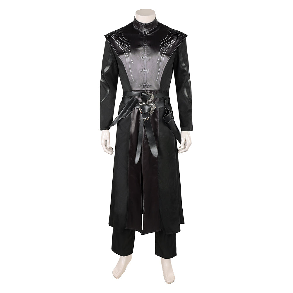 House Of The Dragon (2026) Daemon Targaryen Black Coat Pants Set Outfits Cosplay Costume