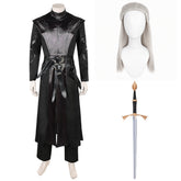 House Of The Dragon (2026) Daemon Targaryen Black Coat Pants Set Outfits Cosplay Costume