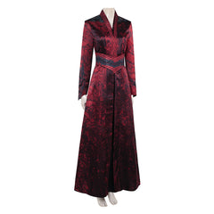 House Of The Dragon (2026) Queen Rhaenyra Targaryen Red Dress Outfits Cosplay Costume