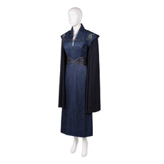 House Of The Dragon (2026) Rhaenyra Targaryen Blue Black Set Outfits Cosplay Costume