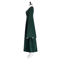 House Of The Dragon Alicent Hightower Green Gray Dress Outfits Cosplay Costume
